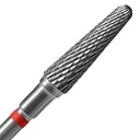 Staleks Frez z Węglika Spiekanego Stożek Czerwony 4/13 mm FT70R040/13
