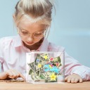 ПРОЗОРА АКРИЛОВА СКАРБНИЧКА БЕЗ МОЖЛИВОСТІ ВІДКРИТТЯ ДЛЯ ДОРОСЛИХ І ДІТЕЙ