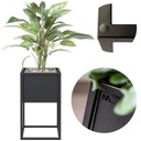 ПОДСТАВКА ДЛЯ ЦВЕТОВ МЕТАЛЛИЧЕСКАЯ ПОДСТАВКА ПОЛКИ ДЛЯ ЦВЕТОВ ЛОФТ 40см + ВСТАВКА