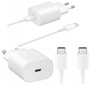 ЗАРЯДНОЕ УСТРОЙСТВО SAMSUNG 25 Вт ДЛЯ БЫСТРОЙ ЗАРЯДКИ + НАБОР КАБЕЛЕЙ USB C ТИПА C