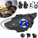 КОМПЛЕКТ BLUETOOTH X10 DO ШОЛОМА MOTOCYKLOWEGO, ВОДОСТІЙКИЙ IPX6, 40H РОБОТИ  (18769311321) фото min 8