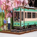 Skladací drevený model Book Nook 3D Krajina kvitnúcej čerešne Japonsko Tokio Kód výrobcu TQ119