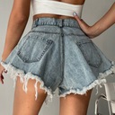 Women Denim Shorts Jeans Summer Beach Clothing Fem Kolor inny kolor