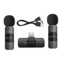 BOYA BY-V20 One-Trigger-Two 2.4G Bezprzewodowy mikrofon do streamingu