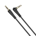 Kabel 1m Audio AUX minijack 3.5mm - minijack 3.5mm KAKU KSC-521 czarny Złącza minijack 3,5 mm - minijack 3,5 mm