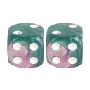 НАБОР ИЗ 2 КУБИКОВ RPG ZOMBIE PIGMAN ШЕСТИГРАННЫЕ КУБИКИ 1,6 СМ