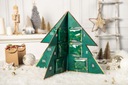 Adventný kalendár s čajom stojaci vianočný stromček 3D vianočný darček Santa Claus EAN (GTIN) 5905342113201