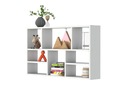 Полка, подвесной шкаф, книжный шкаф, для игрушек, для книг ANIA белый