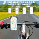AIQINU МОТОЦИКЛ PHONE HOLDER 4.7 - 6.8 INCHES 360° ROTATION BIKE PHONE  фото 4