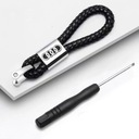 AUDI BRELOK BRELOCZEK SMYCZ ZAWIESZKA DO KLUCZY PLECIONY SKÓRA