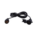 СПИРАЛЬНЫЙ ЭЛЕКТРИЧЕСКИЙ КАБЕЛЬ 2xPLUG 7PIN 5M 12V