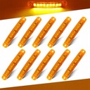 10szt Lampki Lampy Obrysowe Obrysówki 9LED 12V 24V, LED, czerwony Producent części Inny
