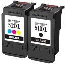 Чернила для CANON PG510 + CL511 XL PIXMA iP2700 MP240 MP250 MX340