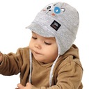 ШАПКА ДЛЯ МАЛЬЧИКОВ С ЗАВЯЗКОЙ СПАЛЬНАЯ r48 50