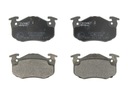 KLOCEK DE FRENADO KIT PARTE TRASERA CITROEN BX, SAXO, XSARA, ZX PEUGEOT 106 II, 205, 