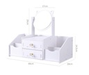 Toaletný stolík biely 40 x 32 x 20cm Farba nábytku biela