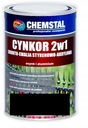 CHEMSTAL ZINCOR 2IN1 ГРУНТОВКА ЭМАЛЬ МАТОВАЯ ЧЕРНАЯ 10л