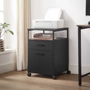 Шкаф для документов на колесиках, выдвижные ящики, полка, 24ч.