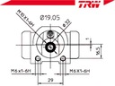 TRW CYLINDER BRAKE MITSUBISHI CARISMA 1.8 MS photo 2 - milautoparts-fr.ukrlive.com