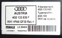 CHÂSSIS FILTRE AIR AUDI A6 A7 4G 3.0 TDI 4G0133838Fphoto 12