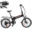 Rower składany 20'' Elektryczny Dojazdy do pracy w mieście 250W 10.4AH