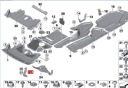BMW X5 E70 Right Engine Compartment Protect Bracket 51717188836 (18464189701) фото min 10