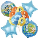 Набор на день рождения для собак BLUEY BINGO BALLOONS 15+2+2