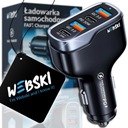 АВТОМОБИЛЬНОЕ ЗАРЯДНОЕ УСТРОЙСТВО Webski 60 Вт 2xUSB 2xUSB TYPE-C PD 30 Вт QC LED