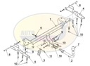 BARRA DE REMOLQUE GANCHO DE REMOLQUE 7 PIN SUZUKI GRAND VITARA 2005-2015 