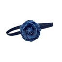 Ожерелье с воротником из розы Цветочное ожерелье Винтажное колье с большим цветком