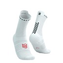 Носки Compressport Pro Racing v4.0 Run High, белые/черные, размеры 39–41