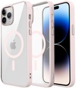 ЧЕХОЛ ДЛЯ IPHONE 15 PRO, ПРОЗРАЧНЫЙ, МАГНИТНЫЙ ДЛЯ MAGSAFE | РОЗОВЫЙ