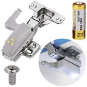 Лампа для петли шкафа, 3 светодиода, автоматическая