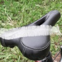 50 SZT. WODOODPORNYCH, PRZEZROCZYSTYCH PLASTIKOWYCH POKROWCOW NA SIODELKO ВЕЛОСИПЕДІВ  фото 10