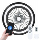 MENNYEZETI VENTILÁTOR LÁMPA LED 52 CM NAGY MÉRET, BLUETOOTH ALKALMAZÁSSAL