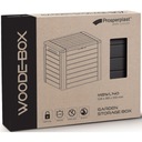 Садовый ящик Prosperplast Woodebox антрацит 190 л