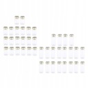 4 стеклянных герметичных флакона для рукоделия по 5 мл и 10 мл