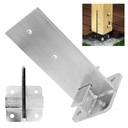 ОСНОВАНИЕ ДЕРЕВЯННОГО СТОЙКА НА БОЛТОВОМ СТОЛЕ 120x250 АНКЕР PUW120 DOMAX ОЦИНКОВАННЫЙ