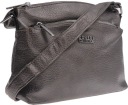 Маленькая спортивная и элегантная сумочка Letterman's Handbag серебристого цвета
