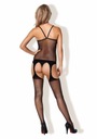 Bielizna-Bodystocking Czarny S/M Kiss Me