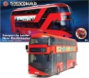 Новая складная модель автобуса Routemaster Bus Лицензия на кирпичи QUICKBUILD AIRFIX