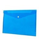 Папка-конверт из ПП с защелкой A4 BLUE TETIS