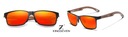 KINGSEVEN Поляризационные солнцезащитные очки UV400 с фильтром WOODEN 2024