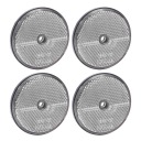 4PCS SAFETY ODTWARZACZE ЧЕРВОНІ КРУГЛІ 72 MM DIA Z БОЛТ DO XR  (17811885439) фото min 10