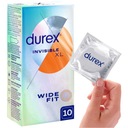 Презервативы Durex Invisible XL увеличенные и тоньше приталенные 10 шт.