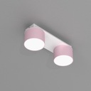 Lampa sufitowa DIXIE Pink/White 2xGX53 MLP7554 Kolor dominujący róże i fiolety