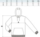 Pánska mikina s kapucňou D220 BMW VS ŠKODA tmavo modrá veľ.3XL Veľkosť 3XL