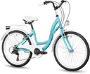 Городской велосипед для девочек 24, 7 скоростей SHIMANO ORLANDO