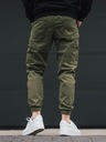 Pánske jogger NOHAVICE JIGGA Olivové XL Model CARGO MORO CAMO MILITARNE WOJSKOWE ZIELEŃ KHAKI