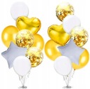 Набор воздушных шаров для крещения Святые украшения крещение свадьба свадьба золотой белый